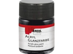 KREUL Acryl Farbe Glänzend Schwarz 50 ml* Künstlerfarben