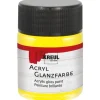 KREUL Acryl Farbe Glänzend Gelb 50 ml