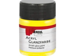 KREUL Acryl Farbe Glänzend Gelb 50 ml