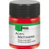 KREUL Acryl Farbe Matt Dunkelrot 50 ml
