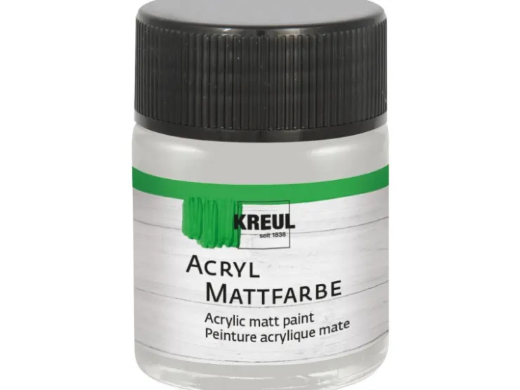 KREUL Acryl Farbe Matt Silber 50 ml