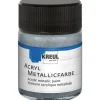 KREUL Acryl Farbe Metallic Silber 50 ml