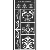 KREUL Flexible Designschablone Ornamente selbstklebend