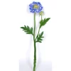 Kunstblume Scabiosa Blau 50 cm* Vasen|Kunstpflanzen
