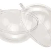 Kunststoff-Kugel teilbar 8 cm glasklar* Bastelzubehör