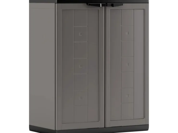 Kunststoffschrank Jolly 68 cm x 85 cm x 39 cm Dunkelgrau* Kellerregale