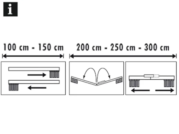 Gardinia Lamellenvorhang-Set 127 mm Weiß gestreift 300 cm x 260 cm* Vorhänge|Gardinen