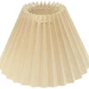 Lampenschirm Cotton Plissee 22 cm Natur
