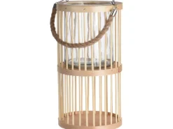 Laterne Bambus Ø 16 cm x 30 cm* Laternen