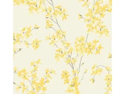 Laura Ashley Vliestapete Forsythia Sunshine 10,05 x 0,52 m* Tapetenmuster