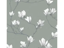 Laura Ashley Vliestapete Magnolia Grove Slate 10,05 x 0,52 m* Dekorative Tapeten