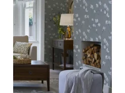 Laura Ashley Vliestapete Magnolia Grove Slate 10,05 x 0,52 m* Dekorative Tapeten