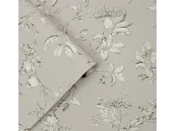 Laura Ashley Vliestapete Elderwood Steel 10,05 x 0,52 m* Tapetenmuster