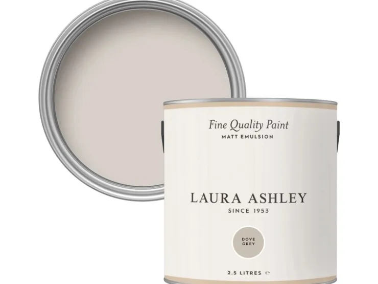 Laura Ashley Wandfarbe Dove Grey Grau 2,5 l* Klarlacke|Lacke Mischen