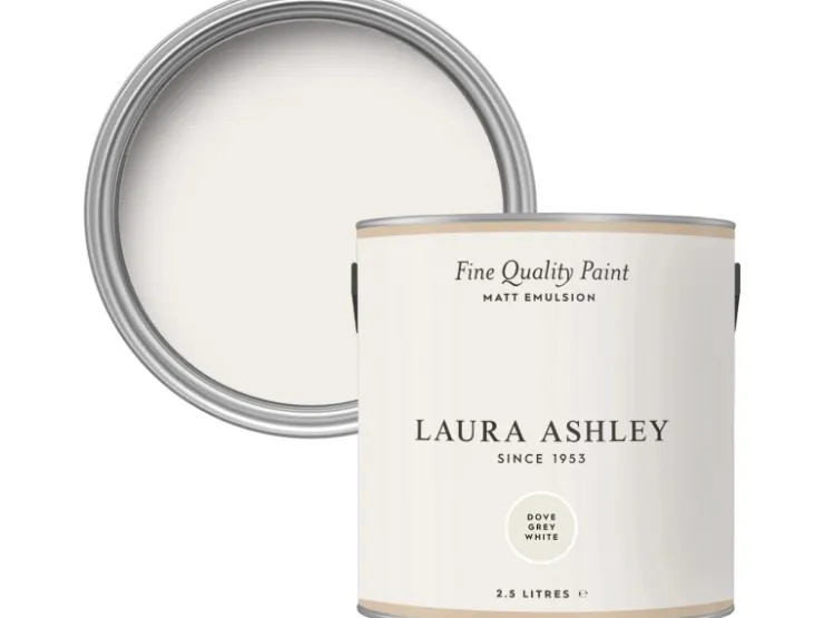 Laura Ashley Wandfarbe Dove Grey White Beige 2,5 l* Lacke Mischen