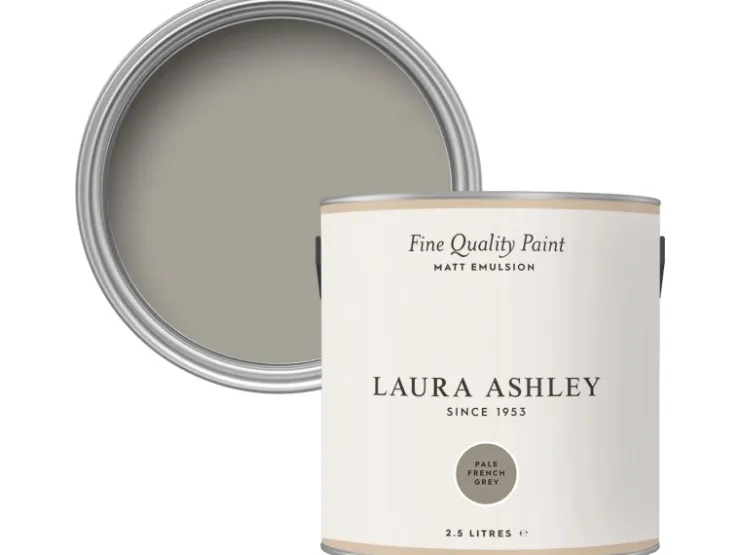 Laura Ashley Wandfarbe Pale French Grey Grau 2,5 l* Tapezierzubehör|Lacke Mischen