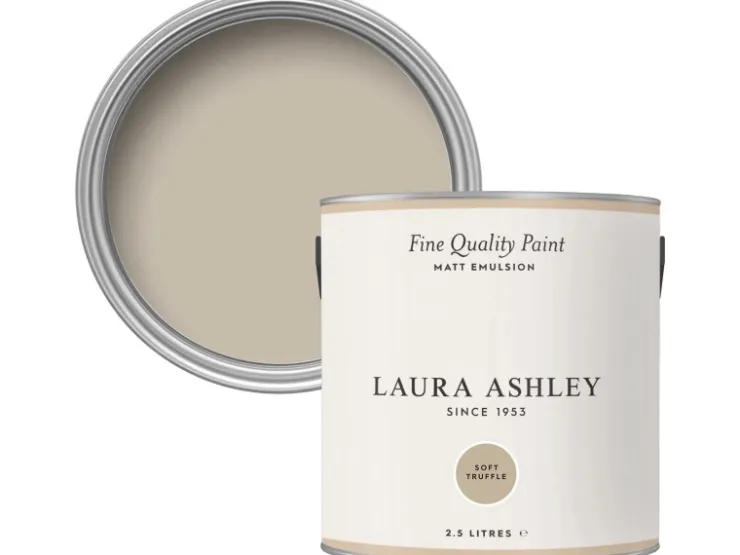Laura Ashley Wandfarbe Soft Truffle Hellbraun 2,5 l* Lacke Mischen