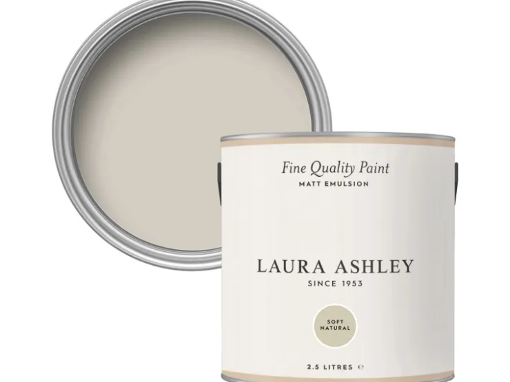 Laura Ashley Wandfarbe Soft Natural Beige 2,5 l* Klarlacke|Lacke Mischen