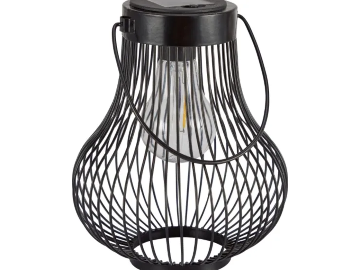LED Solar-Laterne Schwarz* Laternen