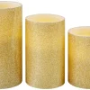 LED-Kerzen Goldfarben* Kommode