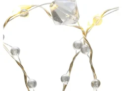 LED-Lichterkette Diamanten 20 LEDs Warmweiß Transparentes Kabel 2,2 m* Vasen