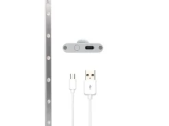 LED-Unterbauleuchte Pir Sensor 150 lm 3000-6000 K CCT+ RGB 68,5 cm Silber