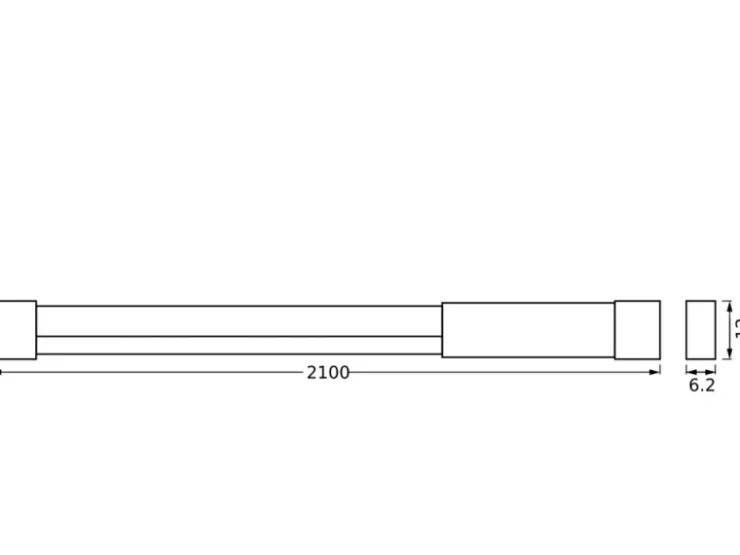 LEDVANCE LED-Streifen Neon Flex USB mit Fernbedienung 4 W RGB 210 cm* Vitrinen