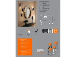 LEDVANCE Smart+ WiFi Pendelleuchte Decor Twist Hängend Schwarz 150 cm