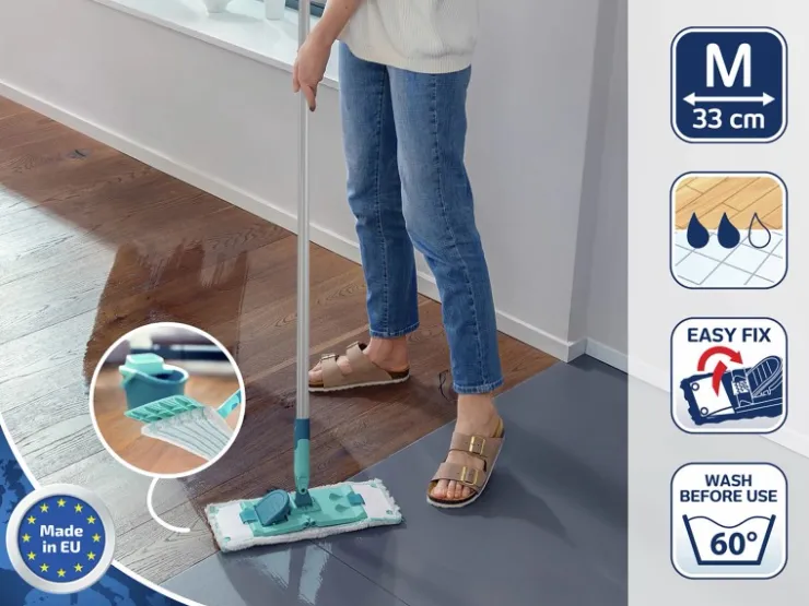 Leifheit Bodenwischer Power Clean Micro Duo M* Reinigung