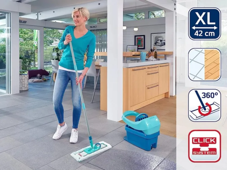 Leifheit Bodenwischer Profi XL Glatte Böden & zum Staubwischen* Reinigung