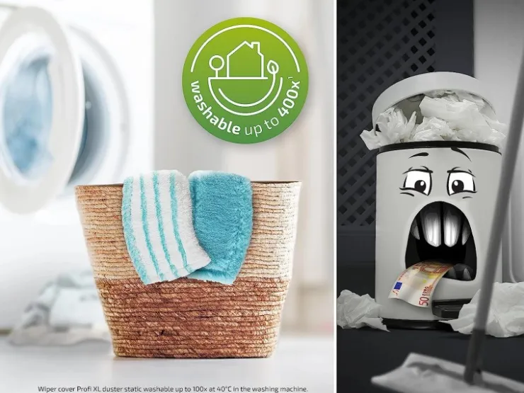 Leifheit Bodenwischer Profi XL Glatte Böden & zum Staubwischen* Reinigung