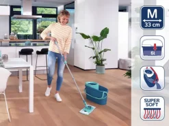 Leifheit Bodenwischer-Set Clean Twist M Ergo mit Eimer und Schleuder* Malerbedarf