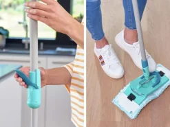 Leifheit Bodenwischer-Set Clean Twist M Ergo mit Eimer und Schleuder* Malerbedarf