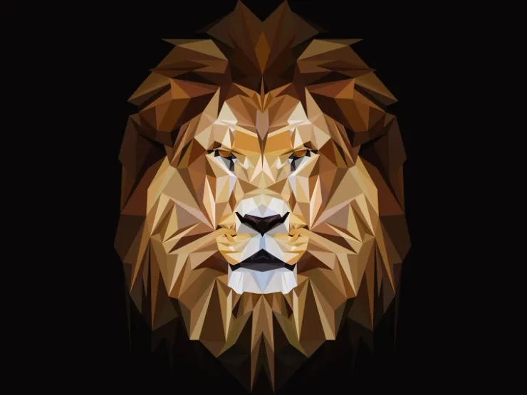 Pro Art Leinwandbild Abstract Animal Head II 116 cm x 84 cm* Bilder