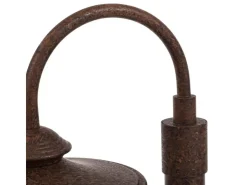 Lindby Außenleuchte Laterne Zayn 10036409 Retro Vintage Antik in Braun aus Aluminium 1-flammig E27* Laternen