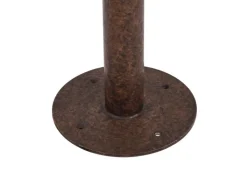 Lindby Außenleuchte Laterne Zayn 10036409 Retro Vintage Antik in Braun aus Aluminium 1-flammig E27* Laternen