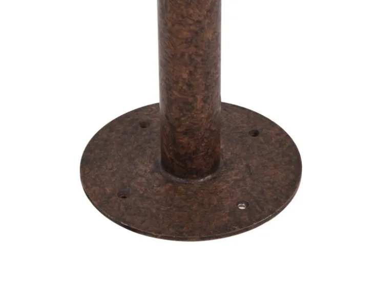 Lindby Außenleuchte Laterne Zayn 10036409 Retro Vintage Antik in Braun aus Aluminium 1-flammig E27* Laternen