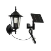 Lindby LED Solarleuchte Außen Laterne Sayata 10020118 Spritzwassergeschützt Modern in Schwarz aus Aluminium 1-flammig* Laternen