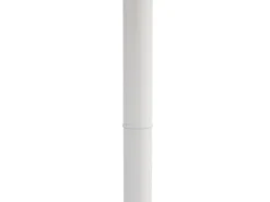 Lindby Mastleuchte Außen Laterne Madea 10034012 Spritzwassergeschützt Modern in Weiß aus Aluminium 2-flammig E27