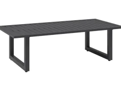 Lounge-Gruppe Springtown 4-teilig Aluminium Schwarz-Dunkelgrau* Sessel