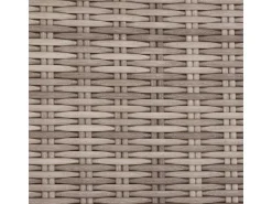 Lounge-Set Olea 5-teilig aus Polyrattan Sand* Kissen|Hocker