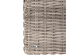 Lounge-Set Olea 5-teilig aus Polyrattan Sand* Kissen|Hocker