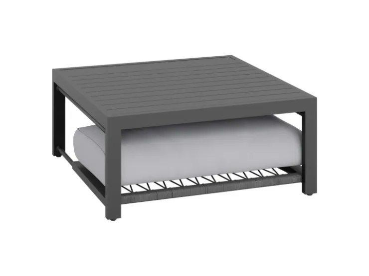 Lounge-Set Willa 4-teilig aus Aluminium Anthrazit