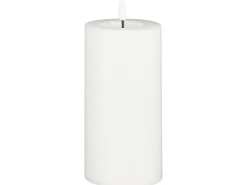 Luca Lighting Kerze Weiß 15 cm x 7,5 cm LED mit Timer Warm Weiß* Kerzen|Ostern