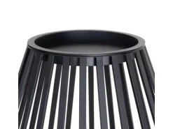 Lucande Laterne Marrin 10025952 Spritzwassergeschützt Modern in Schwarz aus Metall 1-flammig E27* Laternen