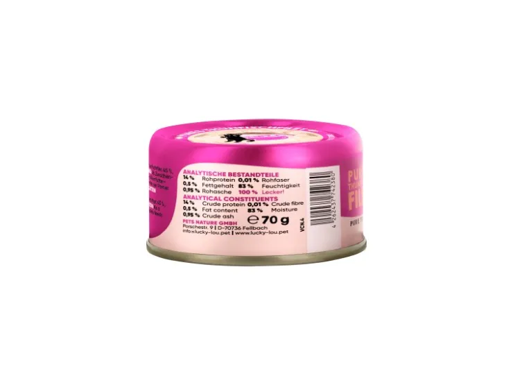 Lucky Lou Katzen-Nassfutter Thunfisch Filet in Broth 70 g* Katzenbedarf