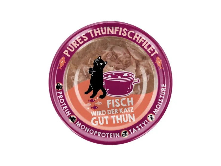 Lucky Lou Katzen-Nassfutter Thunfisch Filet in Broth 70 g* Katzenbedarf