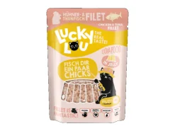Lucky Lou Katzen-Nassfutter Thunfisch & Hühnerf in Jelly 70 g