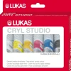 Lukas Cryl Studio Acrylfarben-Set 6 x 20 ml Tuben im Karton-Etui