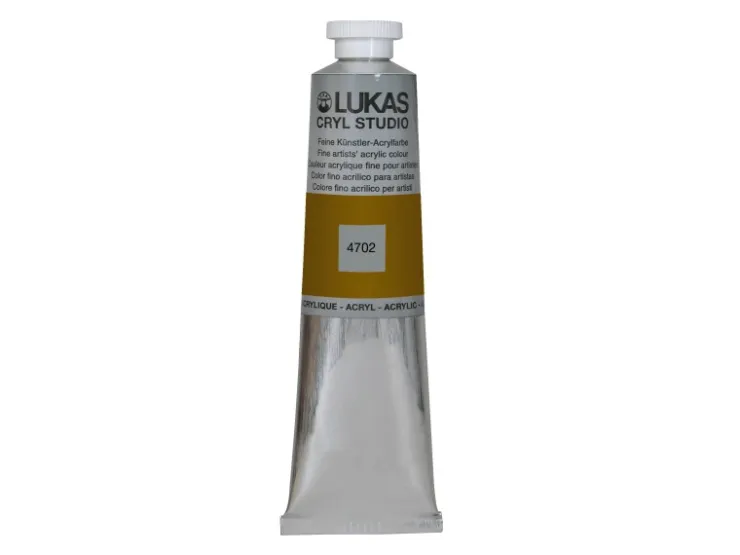 Lukas Cryl Studio Acrylfarbe Aluminiumtube Dunkel Ocker 75ml* Bastelfarben